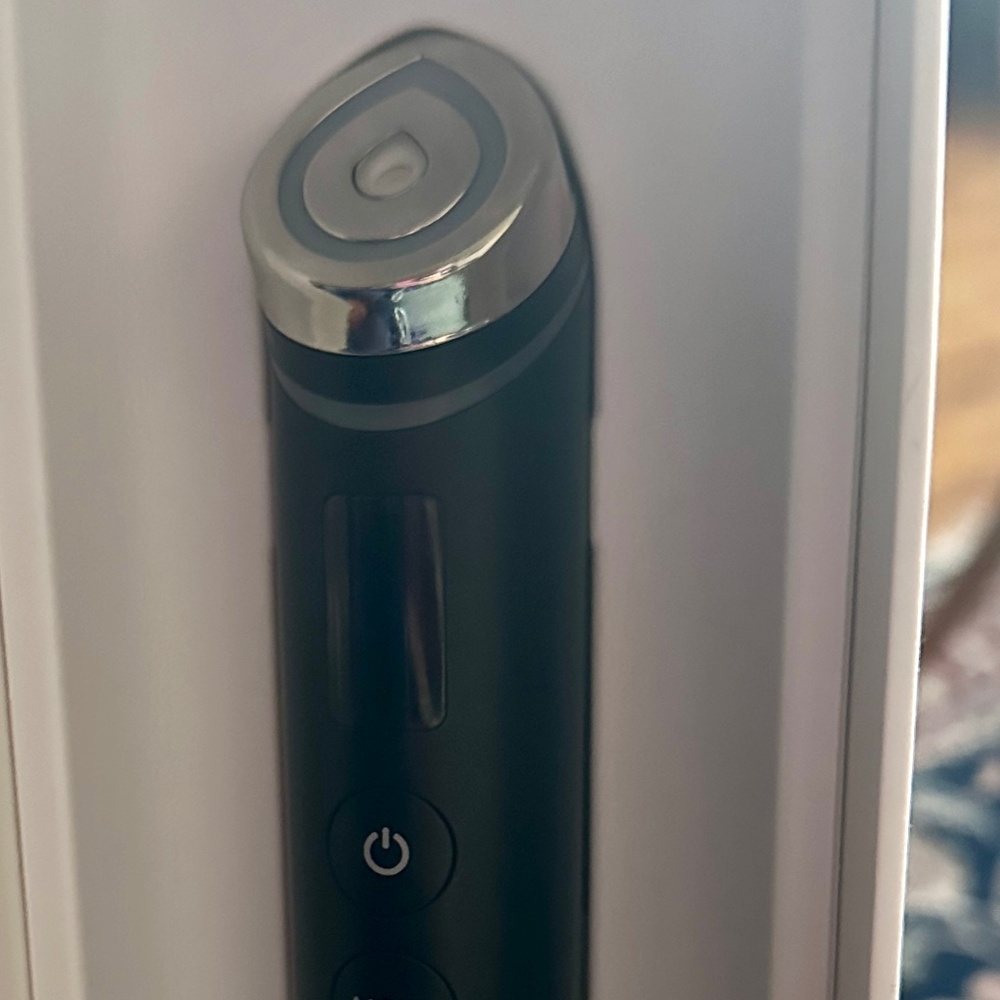 Sleek Black and Silver Smart Sensor